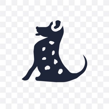 Amerikan leopar tazı köpeği şeffaf simge. Amerikan leopar tazı köpeği sembolü tasarım köpekler koleksiyonundan. Basit öğe vektör çizim şeffaf arka plan üzerinde.
