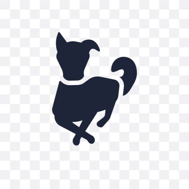 Kenar kömür ocağı köpek şeffaf simge. Kenar kömür ocağı köpek sembolü tasarım köpekler koleksiyonundan. Basit öğe vektör çizim şeffaf arka plan üzerinde.