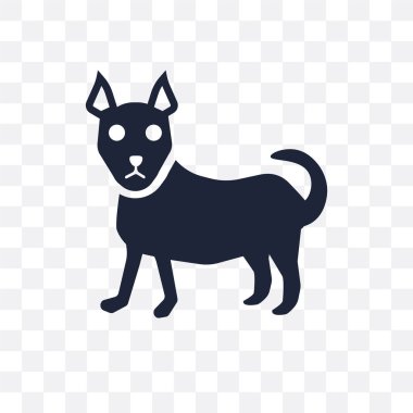 Chihuahua köpek şeffaf simge. Chihuahua köpek sembolü tasarım köpekler koleksiyonundan. Basit öğe vektör çizim şeffaf arka plan üzerinde.