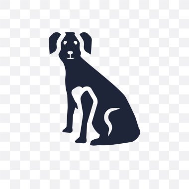 Weimaraner köpek şeffaf simge. Weimaraner köpek sembolü tasarım köpekler koleksiyonundan. Basit öğe vektör çizim şeffaf arka plan üzerinde.