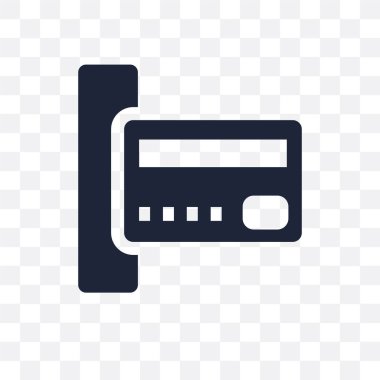 Kart şeffaf simge Ekle. Kartı simgesi tasarım e-ticaret koleksiyonundan yerleştirin. Basit öğe vektör çizim şeffaf arka plan üzerinde.