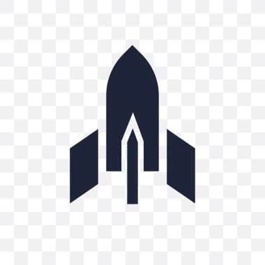 Atom bombası şeffaf simge. Atom bombası sembolü tasarım masal koleksiyonundan. Basit öğe vektör çizim şeffaf arka plan üzerinde.