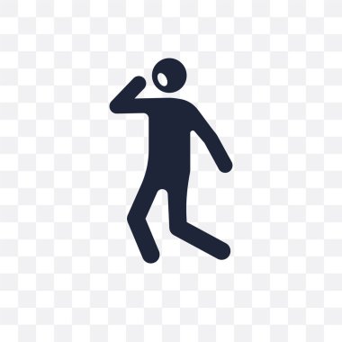 sıkılmış insan şeffaf simge. insan sembolü tasarım duygular koleksiyonundan sıkılmış. Basit öğe vektör çizim şeffaf arka plan üzerinde.