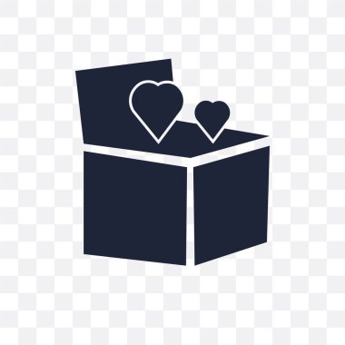 Mevcut şeffaf simge. Simge tasarım Noel koleksiyon sunuyoruz. Basit öğe vektör çizim şeffaf arka plan üzerinde.