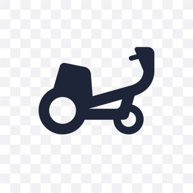 Şeffaf simge binmek. Simge tasarım sirk koleksiyonundan binmek. Basit öğe vektör çizim şeffaf arka plan üzerinde.