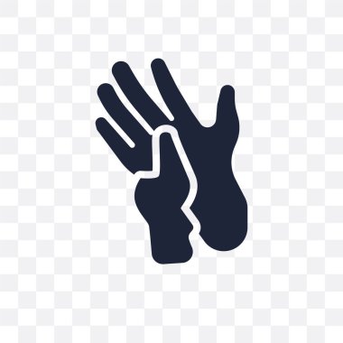 pnömoni şeffaf simge. pnömoni sembolü tasarım hastalıkları koleksiyonundan. Basit öğe vektör çizim şeffaf arka plan üzerinde.