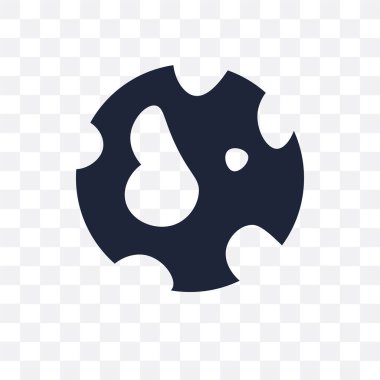 Planet earth şeffaf simgesini. Planet earth sembolü tasarım ekoloji koleksiyonundan. Basit öğe vektör çizim şeffaf arka plan üzerinde.