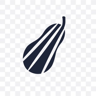 Balkabagi şeffaf simge. Meyve ve sebze koleksiyonundan Balkabagi sembolü tasarım. Basit öğe vektör çizim şeffaf arka plan üzerinde.