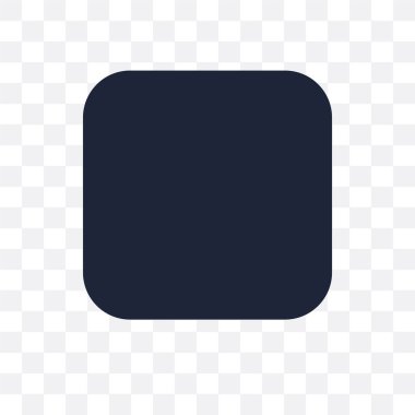 Dikdörtgen şeffaf simge. Dikdörtgen sembolü tasarım geometri koleksiyonundan. Basit öğe vektör çizim şeffaf arka plan üzerinde.