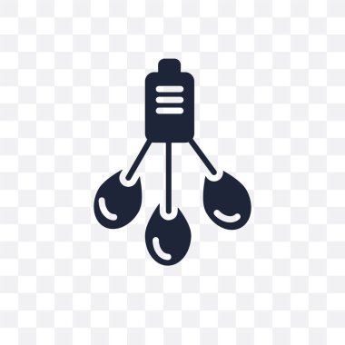 Hasta elbise şeffaf simge. Hasta bornoz sembolü tasarımdan sağlık ve tıbbi koleksiyonu. Basit öğe vektör çizim şeffaf arka plan üzerinde.