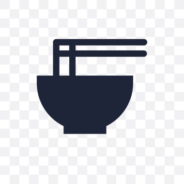 Ramen şeffaf simge. Ramen sembolü tasarım Restoran koleksiyonundan. Basit öğe vektör çizim şeffaf arka plan üzerinde.
