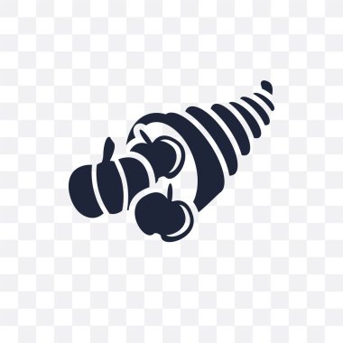 Bereket şeffaf simge. Amerika Birleşik Devletleri koleksiyonundan bereket sembolü tasarım. Basit öğe vektör çizim şeffaf arka plan üzerinde.