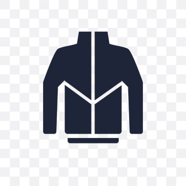 Kış giysileri şeffaf simge. Kış sembolü tasarım kış koleksiyonundan giysiler. Basit öğe vektör çizim şeffaf arka plan üzerinde.