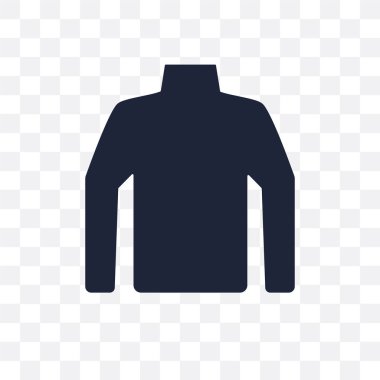 Balıkçı Yaka Kazak şeffaf simge. Balıkçı Yaka Kazak sembolü tasarım kış koleksiyonundan. Basit öğe vektör çizim şeffaf arka plan üzerinde.