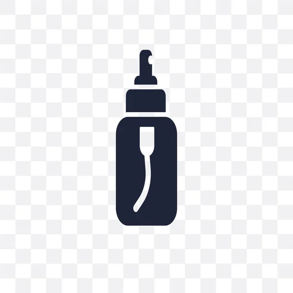 Przezroczysta Ikona Spray Spray Symbol Projektu Czyszczenie Kolekcja Prosty Element — Wektor stockowy