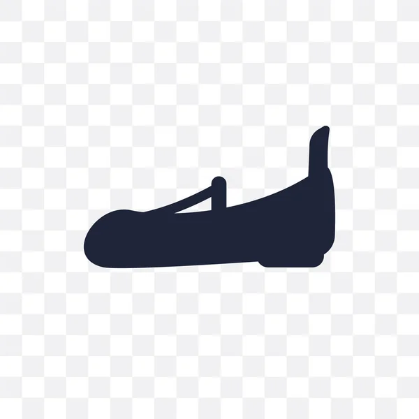 Ikon Sepatu Transparan Simbol Sepatu Desain Dari Koleksi Pakaian Ilustrasi - Stok Vektor