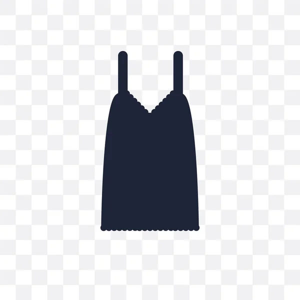 Camisole Icono Transparente Diseño Símbolo Camisole Colección Clothes Ilustración Simple — Vector de stock