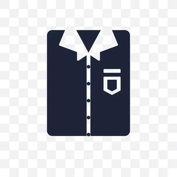 Skjorta Genomsynlig Ikonen Skjorta Symbol Design Från Klädkollektion Enkelt Element — Stock vektor