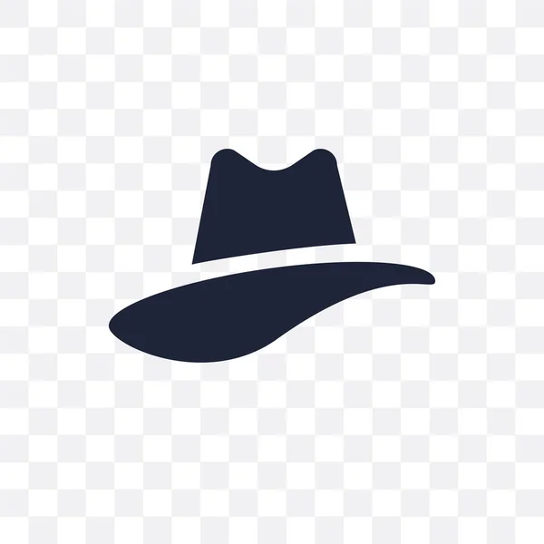 Hat Transparent Icon Hat Symbol Design Clothes Collection Simple Element — Stock Vector
