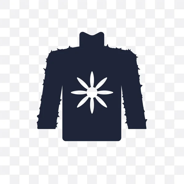 Vlies Durchsichtiges Symbol Fleecesymbol Design Aus Der Kleidersammlung Einfache Elementvektorabbildung — Stockvektor