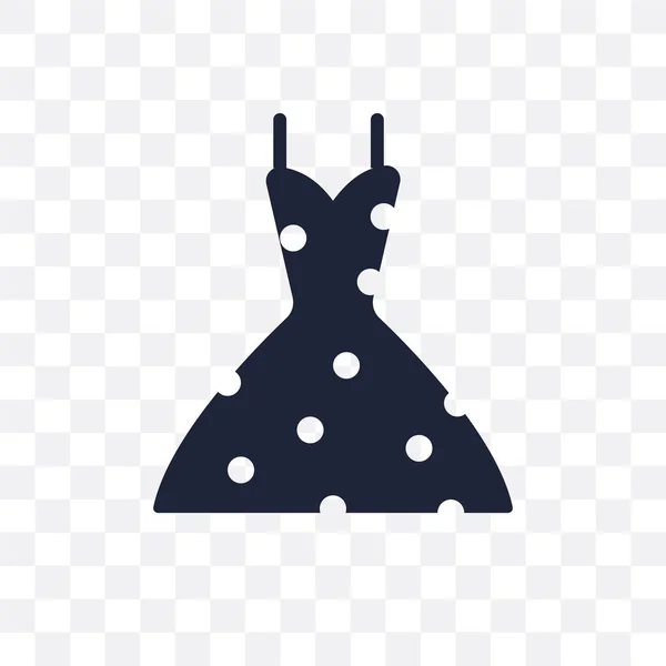 Vintage Dress Transparente Ikone Vintage Dress Symboldesign Aus Der Kleidersammlung — Stockvektor