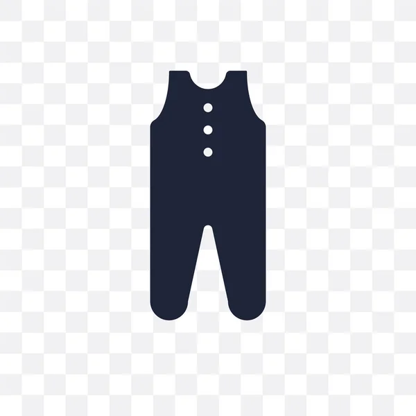 Baby Kleding Transparant Pictogram Baby Kleding Symbool Ontwerp Uit Kleding — Stockvector