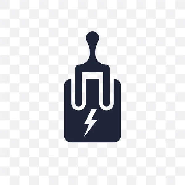 Circuit Breaker Transparant Pictogram Circuit Breaker Symbool Ontwerp Uit Bouw — Stockvector