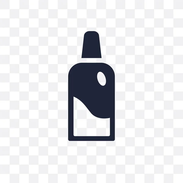 Dentist Bottle Liquid Transparent Icon Dentist Bottle Liquid Symbol Design — Stock Vector