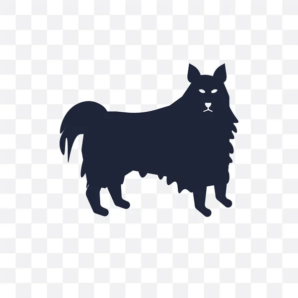 American Eskimo Dog Dog Transparent Icon American Eskimo Dog Dog — Stock Vector