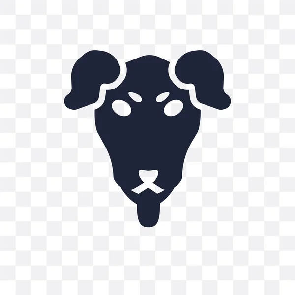 Прозрачная Икона Собаки Босерон Дизайн Собачьих Символов Beauceron Коллекции Dogs — стоковый вектор