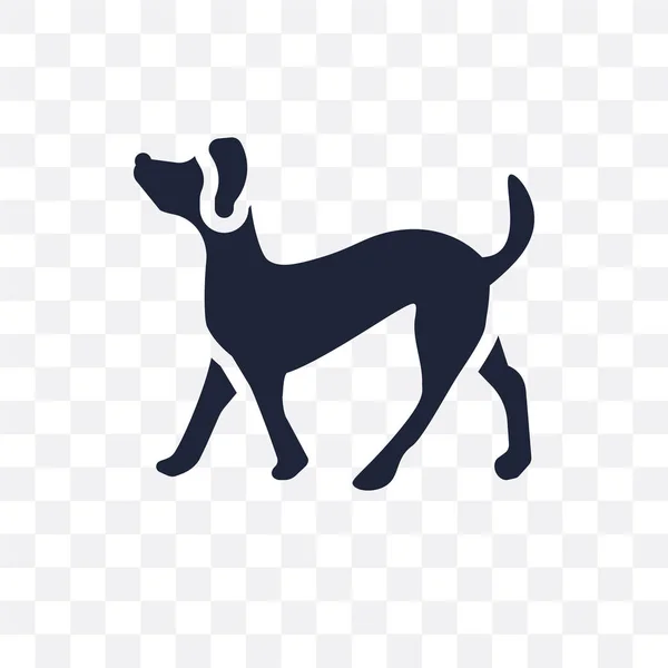 Plott Hound Cão Ícone Transparente Plott Hound Projeto Símbolo Cão — Vetor de Stock