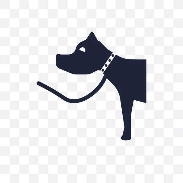 Pitbull Cão Ícone Transparente Projeto Símbolo Cão Pitbull Coleção Cães — Vetor de Stock