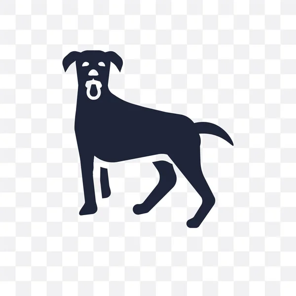 Βίσλα Σκύλου Διαφανές Εικονίδιο Βίσλα Σκύλος Σύμβολο Σχεδιασμού Από Σκυλιά — Διανυσματικό Αρχείο