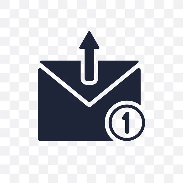 Odeslání Transparentní Ikony Odeslání Symbol Designu Kolekce Komunikace Jednoduchý Prvek — Stockový vektor
