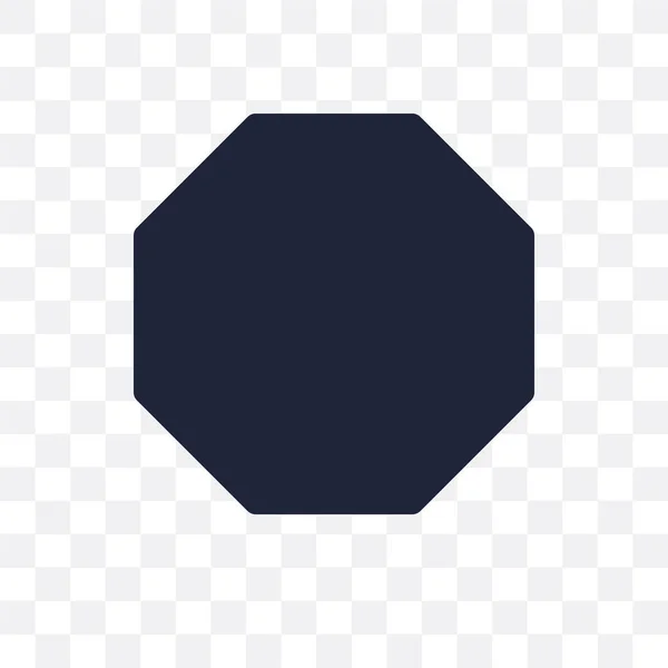 Οκτάγωνο Διαφανές Εικονίδιο Οκτάγωνο Σύμβολο Σχεδιασμού Από Συλλογή Γεωμετρία Εικονογράφηση — Διανυσματικό Αρχείο