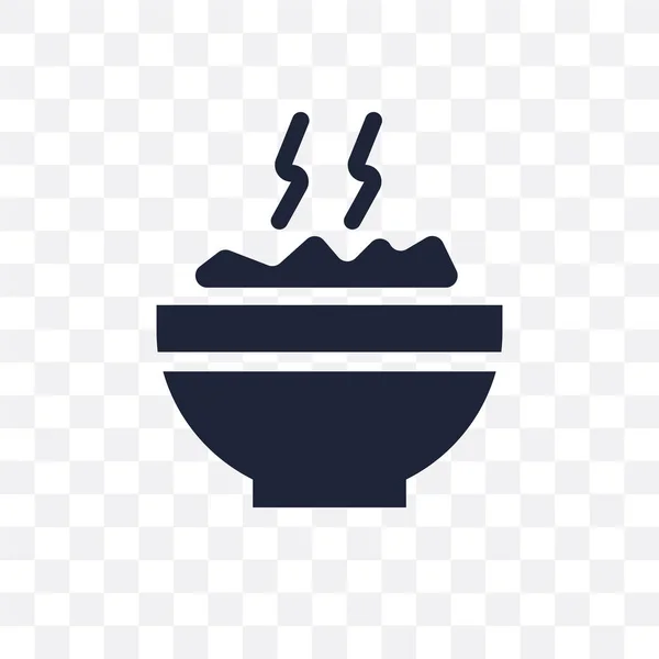 Reis Durchsichtiges Symbol Reissymboldesign Aus Der Restaurantsammlung Einfache Elementvektorabbildung Auf — Stockvektor
