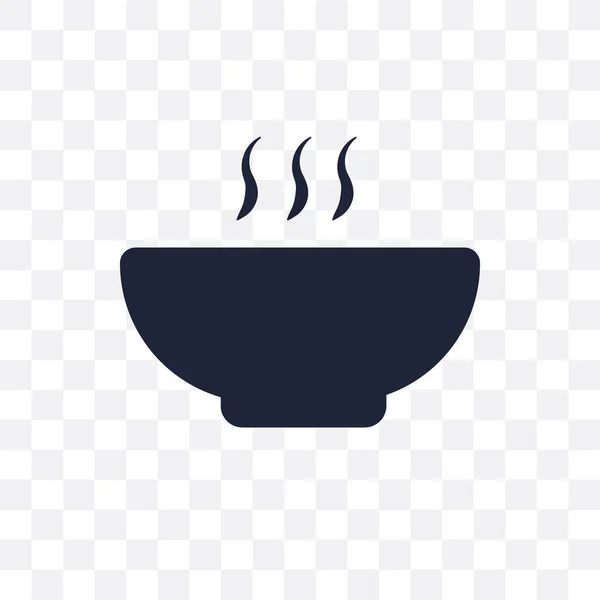 Иконка Супа Прозрачная Дизайн Символа Супа Коллекции Ресторанов Простая Иллюстрация — стоковый вектор