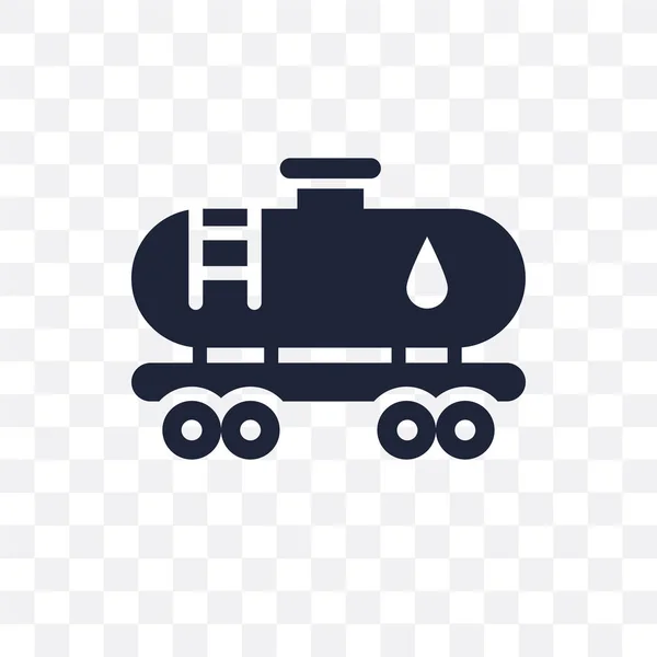 Kesselwagen Transparentes Symbol Panzerwagen Symboldesign Aus Der Industriesammlung Einfache Elementvektorabbildung — Stockvektor