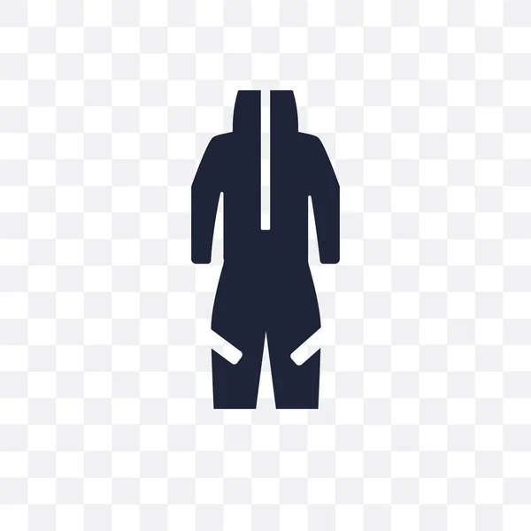 Snowsuit Διαφανές Εικονίδιο Snowsuit Σύμβολο Σχεδιασμού Από Την Χειμερινή Συλλογή — Διανυσματικό Αρχείο