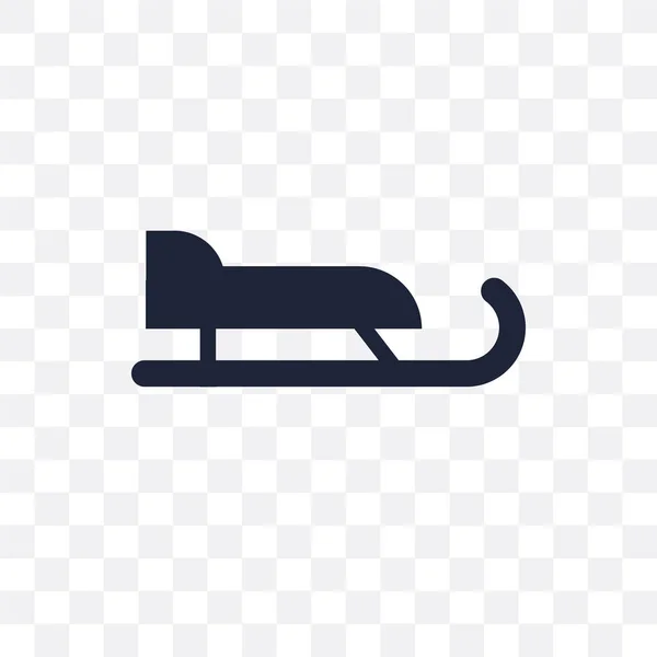 Slee Transparant Pictogram Slee Symbool Design Uit Wintercollectie Eenvoudig Element — Stockvector