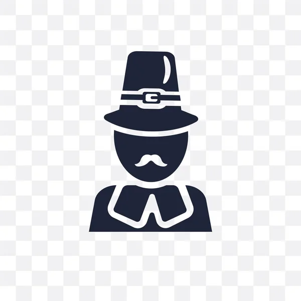 Pilgrim Transparent Icon Pilgrim Symbol Design United States America Collection Royalty Free Stock Illustrations