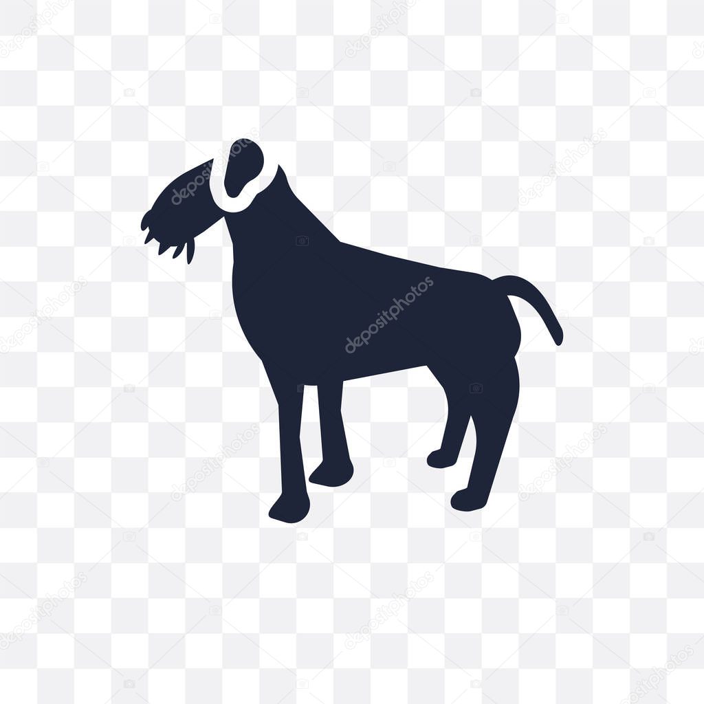 Irish Terrier dog transparent icon. Irish Terrier dog symbol design from Dogs collection. Simple element vector illustration on transparent background.