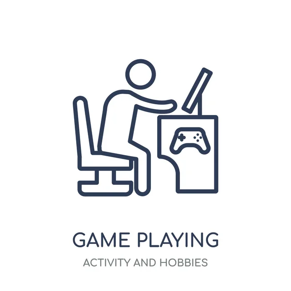 Икона Игры Дизайн Игровых Символов Коллекции Activity Hobbies Простая Иллюстрация — стоковый вектор