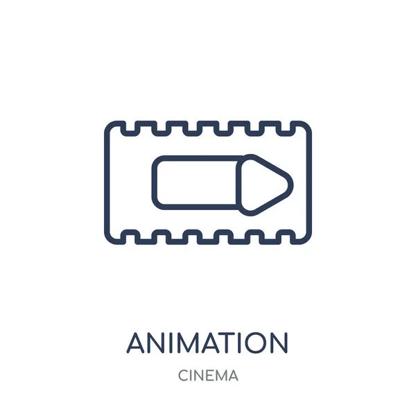Εικονίδιο Του Animation Κινούμενα Σχέδια Σύμβολο Γραμμική Σχεδίαση Από Συλλογή — Διανυσματικό Αρχείο