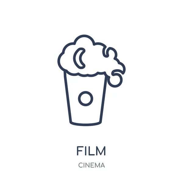 Filmikone Filmlineares Symboldesign Aus Der Kinosammlung Einfache Darstellung Von Umrisselementen — Stockvektor