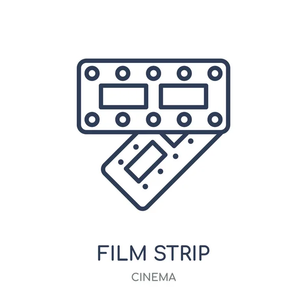 Filmstreifen Ikone Filmstreifen Lineares Symboldesign Aus Der Kinosammlung Einfache Darstellung — Stockvektor