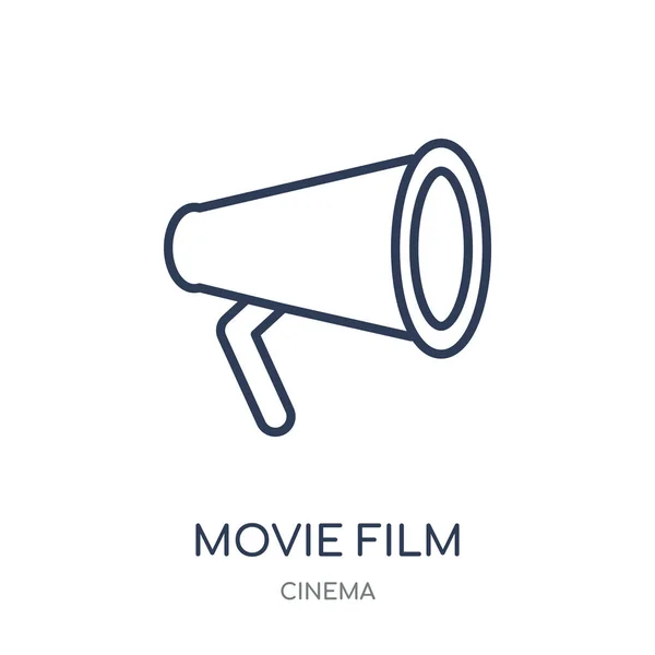 Filmikone Film Lineare Symbolgestaltung Aus Der Kinosammlung Einfache Darstellung Von — Stockvektor