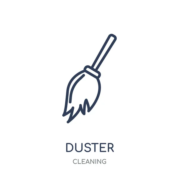 Reuster Icon Дизайн Символа Duster Коллекции Cleaning Простая Иллюстрация Вектора — стоковый вектор