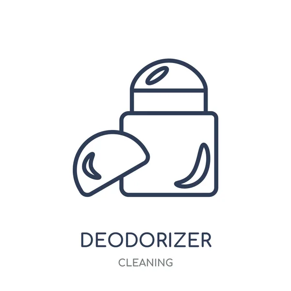 Значок Дезодорирующего Средства Линейный Дизайн Дезодоризатора Коллекции Cleaning Простая Иллюстрация — стоковый вектор