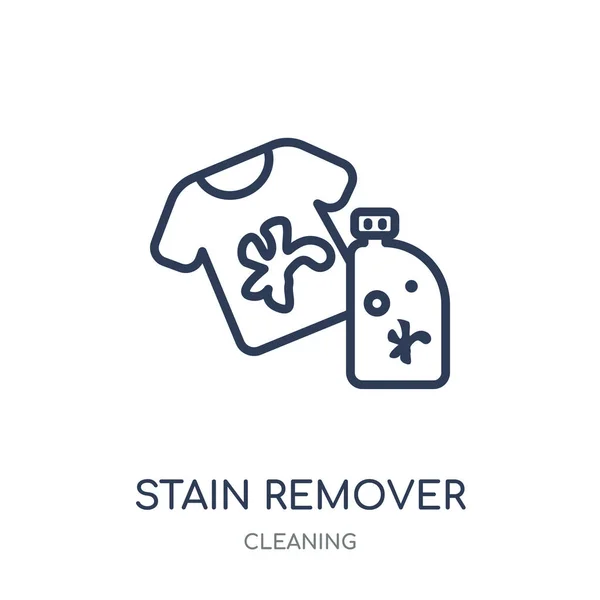 Ikon Penghapus Noda Stain Remover Desain Simbol Linier Dari Koleksi - Stok Vektor